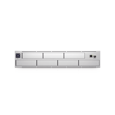 NVR PRO UniFi Protect, con bahía  para 7 discos duros, almacena hasta 20 cámaras 4k o 60 cámaras 1080p, pantalla táctil | UNVR-PRO