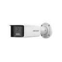 [FlexVu] [PROTECCIÓN ACTIVA] Bala IP 4 Megapixel / 2 Lentes de Lente 2.8 mm (Imagen Panorámica 180°) / 40 mts IR / Exterior IP67 / Luz Intermitente y Alerta de Audio / Audio Bidireccional / ACUSENSE / WDR 120 dB / Micro SD | DS-2CD2T46G2P-ISU/SL(C)