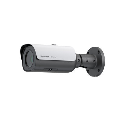 Bala IP 5 MP / Lente Mot. 5 a 50 mm / Exterior Calentador Integrado / IR 60 m / Detección Facial / Movimiento / Sabotaje / Merodeo / Intrusión / Alarmas y Audio I/O / ONVIF / NDAA / PoE / H.265 / IP67 / IK10 / Serie 60 / Honeywell Security | HC60WB5R5