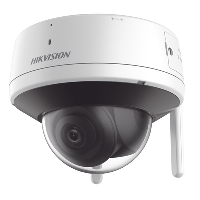 Domo IP 4 Megapixel / Lente 2.8 mm / 30 mts IR / Exterior IP66 / Wi-Fi / ACUSENSE Lite / dWDR  / H.265+ / Micrófono y Bocina Interconstruido / Micro SD / Se Conecta Directo a la App de Hik-Connect | DS-2CV2141G2-IDW(W)