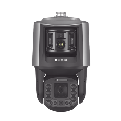 [TandemVu] Domo PTZ IP 4 Megapixel con 40X Zoom con Cámara Optica Fija de 4 Megapixel Lente 12.4 mm y Cámara Térmica 384 x 288 con Lente 25 mm / Protección perimetral | HM-TX3840-25/G0/T1