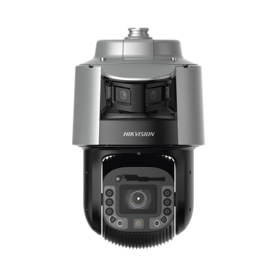 [TandemVu] Domo PTZ IP 4 Megapixel con Cámara Panoramica 180º de 6 Megapixel / 25X Zoom / 300 mts IR y 30 mts Luz Blanca / IP67 / IK10  / Autoseguimiento / Wiper / Deep learning / Entrada-Salida de Audio y Alarma / Ultra Baja Iluminació | DS-2SF8C425MXG1-ELW/26(F0)