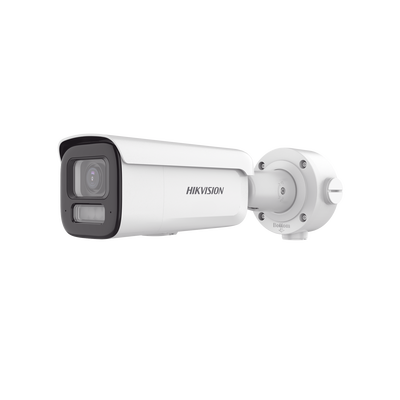 Bala IP 4 Megapixel / ColorVu / Lente 2.7 - 13.5 mm / Luz Blanca 60 mts / WDR 130 dB / Exterior IP67 / IK10 / Captura Facial / Conteo de Personas / Videoanaliticos / AcuSense | DS-2CD3647G3T-LIZSU