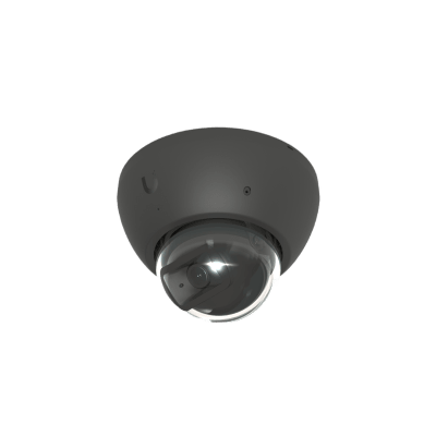 Cámara UniFi Protect G5 AI Dome Negro, Para Interior o Exterior, 4K (8MPX), Ángulo 109.9°. Visión Nocturna IR Hasta 40m, Detecciones Inteligentes de Rostros y Placas, Audio Bidireccional, Protección IP66, Anti-Vandalismo | UVC-AI-DOME-B