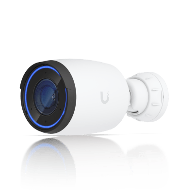 Cámara PoE 4K Interior/Exterior / Zoom Óptico 3x / Visión Nocturna IR Largo Alcance / Detección IA Avanzada / Audio Bidireccional / Resistente a la Intemperie IP65 | UVC-AI-PRO-WHITE