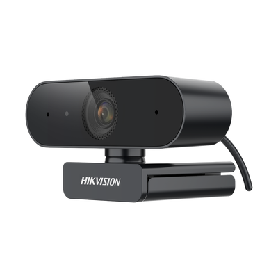 Cámara Web ALTA DEFINICIÓN (1080p) / Giro 360° / Gran Angular / Micrófono Integrado / Conector USB de 2 mts / Fácil de Instalar / Reducción de Ruido Inteligente | DS-U02