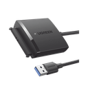 Adaptador USB 3.0 a SATA III | Compatible con Disco Duro HDD y SSD de 2.5" y 3.5" de hasta 12 TB | Velocidad USB 3.0 de hasta 5 Gbps | Alta Velocidad con UASP & TRIM | Cable de 50 cm. | 60561