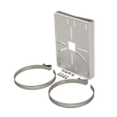 Montaje universal galvanizado para instalación de cámaras en poste 2" a 5" color gris galvanizado | SYS-PM-01V3
