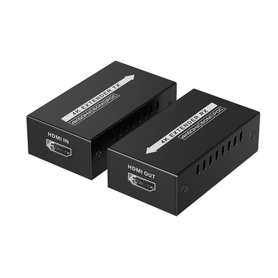 Kit extensor HDMI de tamaño mini | 4K60Hz a  60 metros | Solo requiere alimentación TX |  Sobre CAT6/CAT6A/CAT7 | | TT672MINI