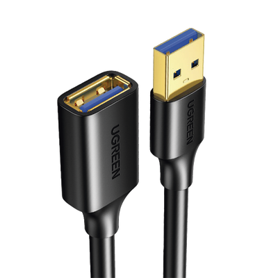 Cable Extensor USB 3.0 / 3 Metros / Macho-Hembra / 5 Gbps / Ultra Durabilidad / Núcleo de cobre estañado 28/22 AWG / Blindaje interior múltiple / Ideal para teclado, mouse , etc. | 30127