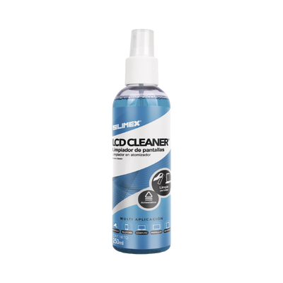 Limpiador de Pantallas, Líquido, Presentación con Atomizador de 250 ml, para Superficies Externas como Laptops, Tablets, Smart TV's, Smart Phones | LCD-CLEANER-250