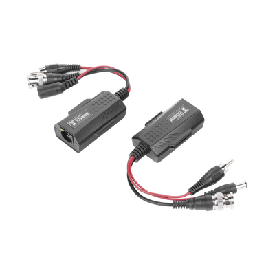 Kit de transceptores activos, envía alimentación 12V/24Vcc/AC, video y audio a una distancia de hasta 150 m en 4K para aplicaciones de video por UTP Cat 5e / 6 en alta definición. | TT-101-PVA-TURBO