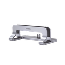 Soporte Vertical para Laptop / Adecuado para escritorio / Anchura Ajustable (12-26mm) / Amplia compatibilidad / Anti-Arañazos / Anti-Deslizante /Ajustable Mediante Tornillos / Color Plata / Aluminio + Silicona | 20471