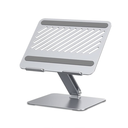 Soporte de Aluminio para Laptop | Ajustable 180° | Soporta Laptops de 10 a 17.3''| Capacidad de Carga 5Kg | Excelente Estabilidad | Diseño Para Alta Disipación de Calor | Altura y Angulo Ajustable | Plegable y Portátil. | 40291
