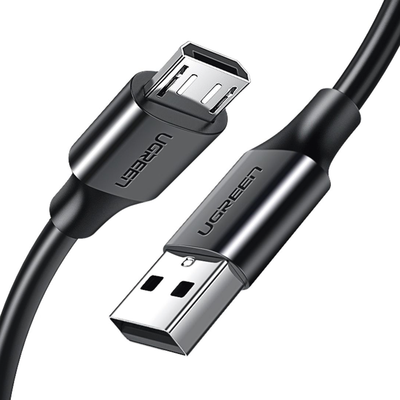 Cable USB-A a Micro USB | 2 Metros (6.56 Pies) | Tecnología de Carga Rápida Qualcomm / QC 3.0/2.0 | Recarga hasta 18W | Transmisión de Datos hasta 480Mbps | Tecnología de Carga Segura | Hasta 5,000 Flexiones | ABS y PVC de Alta Duración | 60138