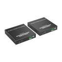 Kit Extensor HDMI para distancias de 120 metros | Soporta resolución 4K @60Hz | Cat 6, 6a y 7 | Salida Loop en el Tx para visualización local | Soporta control remoto del equi | TT-582