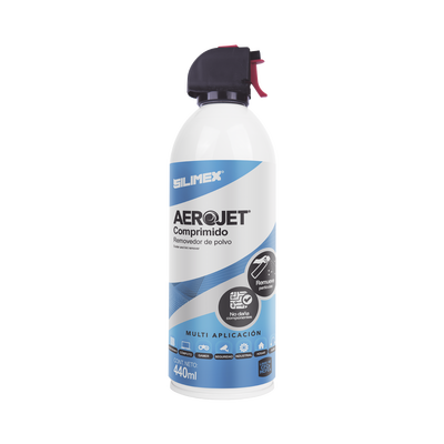 Removedor de Polvo y Residuos (Aire Comprimido) para Limpieza de Equipos Electrónicos, 440 ml | AEROJET-440