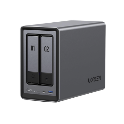 NASync DXP2800 | SO UGOS Pro |  Intel N100 12th Gen Intel® 4 Core™ | 2 Bahías SATA hasta 48TB | 2-Bahias (M.2 NVMe) hasta 16TB | 8GB DDR5 (Exp. a 16GB) | Ethernet 2.5G  | HDMI 4K | 2* USB2.0 | 1*USB 3.2Gen | 1* USB 3.2Gen2 | 1*USB-C 3.2Ge | 25242