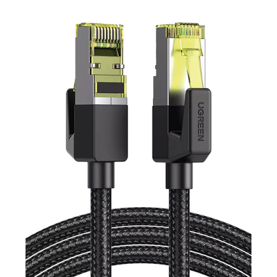 Cable Ethernet Cat7 CLASS F/FTP Redondo con Malla de Nylon 2 Metros (6.56 Pies) | 80423
