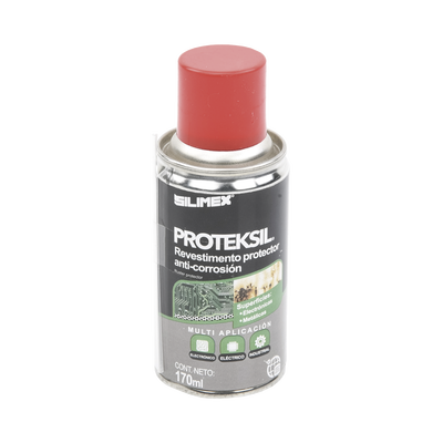 Revestimiento Protector Anti-Corrosión en Aerosol, Protege circuitos y conductores Electricos, es Ideal para usarse en Ambientes Altamente Húmedos, 170 ml. | PROTEKSIL