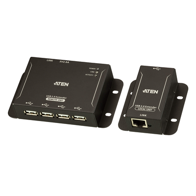 Extensor USB 2.0 |Cat 5| Hub de 4 puertos | hasta 50 metros | UCE3250