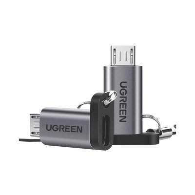 Adaptador USB-C 3.1 a Micro USB | Carga Rápida | FPC/QC2.0 | Sincronización de Datos | Velocidad de Transferencia de hasta 480Mbps | Incluye Cordón | Caja de Aluminio | Múltiples Protecciones | Amplia Compatibilidad. | 50590