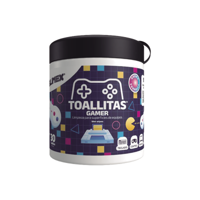 Toallitas Gamers, Excelente Opción Para Gamers Que Buscan Mantener Sus Consolas y Accesorios en Perfecto Estado, Libres de Suciedad y Protegidos Contra Bacterias | TOALLITAS-GAMER
