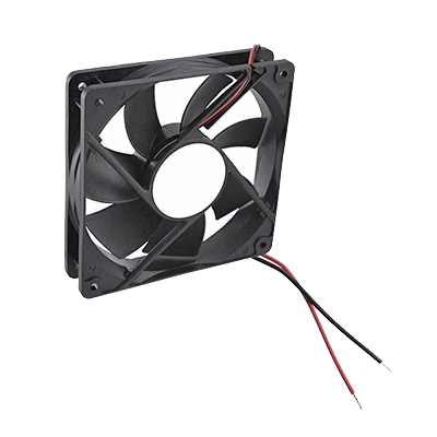 Ventilador Anticondensante Axial Cuadrado, 12Vcc, 120x120x25 mm, 75.0 CFM, 1.9 W, 161 mA, 2200 RPM. | 259-1472-ND