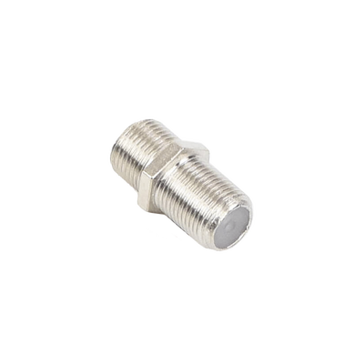 Adaptador Barril para 75 Ohm, de Conector F Hembra a F Hembra, Níquel/ Estaño/ Polietileno. | RFF-1476