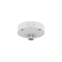 Base de Montaje para Techo SBP-180CMB / Aluminio / Color Blanco RAL9003 / Diámetro 180 mm / Peso 970 g / Tornillo TR30 / Orificio Conduit 19.1 mm / Compatible con Múltiples Modelos Hanwha | SBP-180CMB