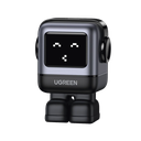 Cargador Mini GaNRobot 30W serie UNO | 1 USB-C de Carga Rápida | Tecnología GaN II | Multiprotocolo PD/QC/SCP/FCA | Carga Inteligente | Pantalla LED | Zapato Magnético Extraíble | Thermal Guard | Color Negro. | 15550