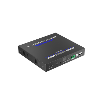 Receptor Compatible para Kits TT592 | Resolución 4K@60Hz | Cat 5e/6 | Distancia de 100 m | IPCOLOR | Control IR | Cero Latencia | Compatible con Switch Gigabit. | TT592RX