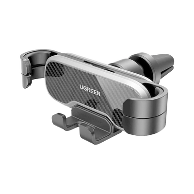 Soporte de Teléfono para Rendija de Ventilación | Tecnología Gravity Drive | Rotación de 360° | Suspensión por Goma | 5 Puntos de Sujeción | Compacto | Ajustable | Estable | Compatible con Rejilla de Ventilaci | 80539