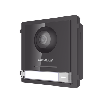 Frente de calle IP 2 Megapixel para Videoportero Modular / PoE / Angulo 146° / Ultra Baja Iluminación / Exterior IP65 / WDR 120 dB | DS-KD8003-IME1(B)
