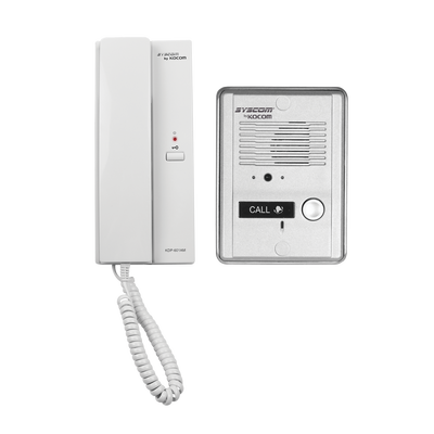 Kit de audio portero con un auricular (expandible hasta 3 auriculares) | KDP-601A1M/MS2D