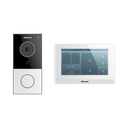 Kit de Videoportero Akuvox WIFI/ Monitor Linux de 7 Pulgadas/ 100% en la Nube / POE / Bluetooth / NFC / Lector de Tarjetas MIFARE / ONVIF / IP65 / Cámara 2 MP / Botón con Iluminación / Control de 1 Puerta / Entradas de Alarma | KITAKUVOXWIFI