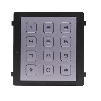 Módulo de Teclado para Frente de Calle  Modular / Desbloqueo de Puerta Mediante Código / Llamada a monitor. | DS-KD-KP