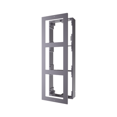 Base de 3 Espacios para Videoportero IP Hikvision / Instalación en SUPERFICIE | DS-KD-ACW3