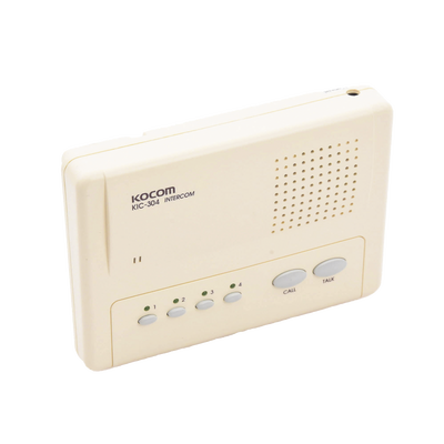 Sistema de intercomunicador manos libres para 4 extensiónes | KIC-304