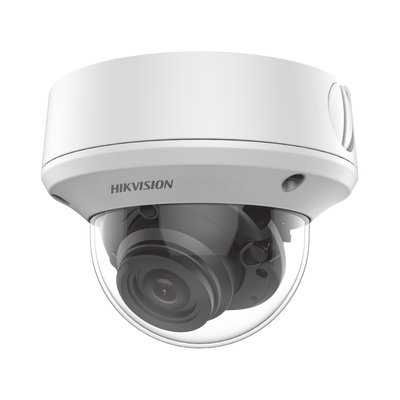 Domo TURBOHD 5 Megapixel / Lente Motorizado 2.7 - 13.5 mm / IR EXIR 40 mts / IK10 / IP67 / dWDR | DS-2CE5AH0T-VPIT3ZE(C)