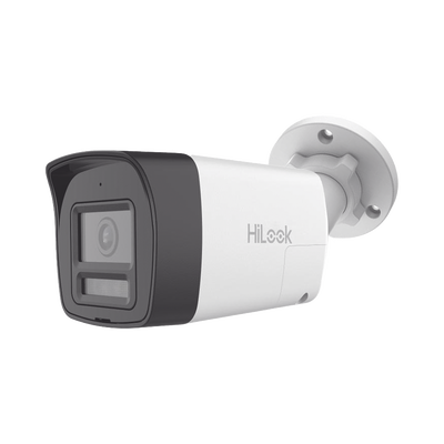 [Audio Bidireccional + Dual Light + ColorVu] Bala TURBOHD 2 Megapixel (1080p) / Lente 2.8 mm / 30 mts IR EXIR + 20 mts Luz Blanca / Micrófono y Bocina Integrado / Exterior IP67 / Metal / dWDR | THC-B127-LTS