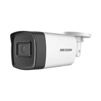 Bala TURBOHD 2 Megapíxeles (1080p) / Lente 3.6 mm / Exterior IP67 / 80 mts IR EXIR / dWDR / 4 Tecnologías | DS-2CE17D0T-IT5F(C)