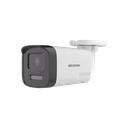 [Audio Bidireccional + Dual Light + ColorVu] Bala TURBOHD 4K (8 Megapixel) / Lente 2.8 mm / 40 mts IR EXIR + 40 mts Luz Blanca / Micrófono y Bocina Integrado / Exterior IP67 / Metal / dWDR | DS-2CE17U0-TLTS