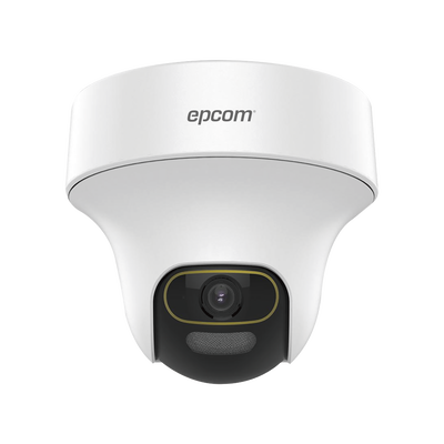 Cámara LUZ DUAL (IR + LUZ BLANCA) / Domo TurboHD 2 Megapixel (1080p) / Luz Blanca 20 mts / Gran Angular 106° / Lente 2.8 mm / 30 mts IR EXIR / Exterior IP67 / 4 Tecnologías /  Micrófono Integrado | PT-8TURBO-C/A