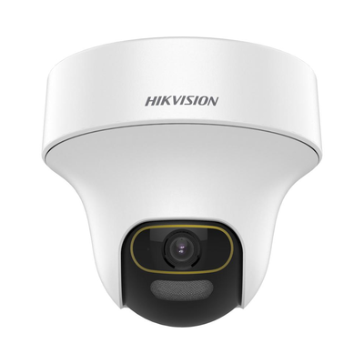 [ColorVu] Domo PT TURBOHD 2 Megapixel (1080p) / Lente 3.6 mm / Uso en Interior / Microfono Integrado / WDR 130 dB / Angulo de visión de 83° / 20 mts Luz Blanca | DS-2CE70DF3T-PTS