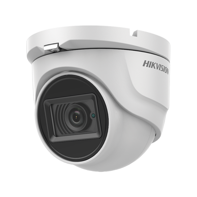Eyeball TURBOHD 4K (8 Megapixel) / Gran Angular 102.9° / Lente 2.8 mm / Exterior IP67/ IR EXIR 30 mts / dWDR / TVI-AHD-CVI-CVBS / Metal | DS-2CE76U0T-ITMF