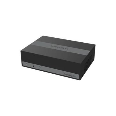 (eDVR) DVR 2 Megapíxel (1080P) Lite / 8 Canales TURBOHD + 2 Canal IP /  Hasta 1 Mes de Grabación / Unidad de Estado Solido Incluido / H.265+ / ACUSENSE Lite (Evita Falsas Alarmas) / Diseño Ultra Compacto / Extra Silencioso /  eSSD de | DS-E08HGHI-D