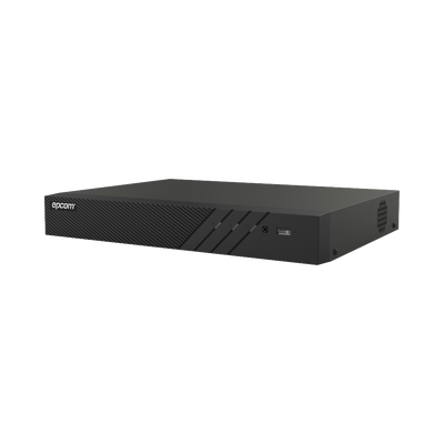 DVR 8 Canales TURBOHD + 4 Canales IP / 8 Megapixel (4K) / Audio Bidireccional por Coaxitron / ACUSENSE / Reconocimiento Facial / 1 Bahía de Disco Duro / Salida de Video en 4K / H.265+ | EX-8008TURBO