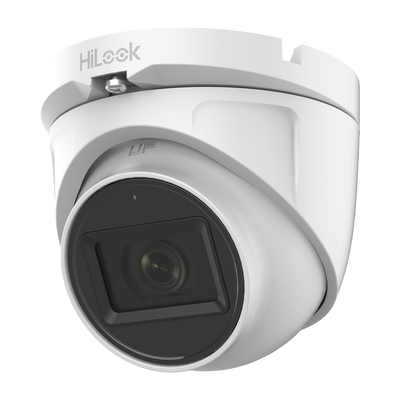 Turret TURBOHD 2 Megapixel (1080p) / Gran Angular 106° / Lente 2.8 mm / Audio por Coaxitron / 30 mts IR EXIR / Exterior IP66 / 4 Tecnologías / dWDR | THC-T120-MS