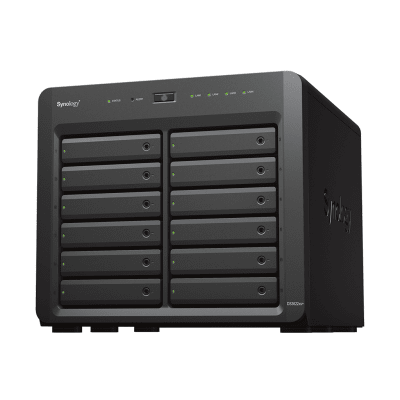 Servidor NAS Synology DiskStation DS3622xs+ | 12 Bahías | Intel Xeon 6 Núcleos | 16 GB DDR4 ECC | 10GbE RJ-45 | Expansión Hasta 36 Bahías | RAID F1, 0, 1, 5, 6, 10 | Caché NVMe SSD . | DS3622XS+